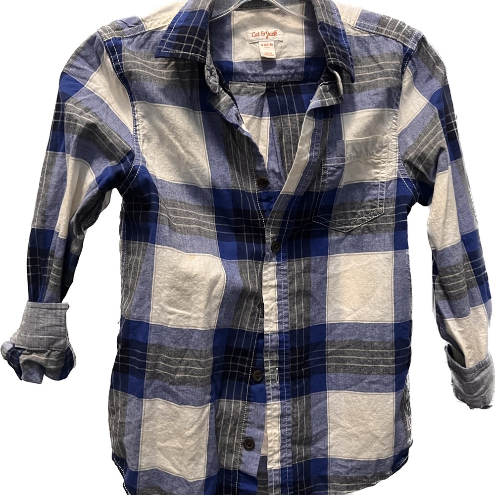 Boys long sleeve button down